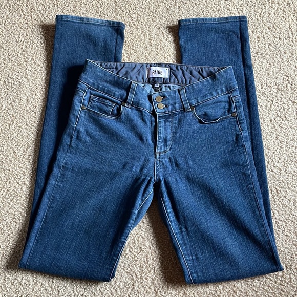 Paige Hidden Hills Straight Leg Jeans - Picture 2 of 7